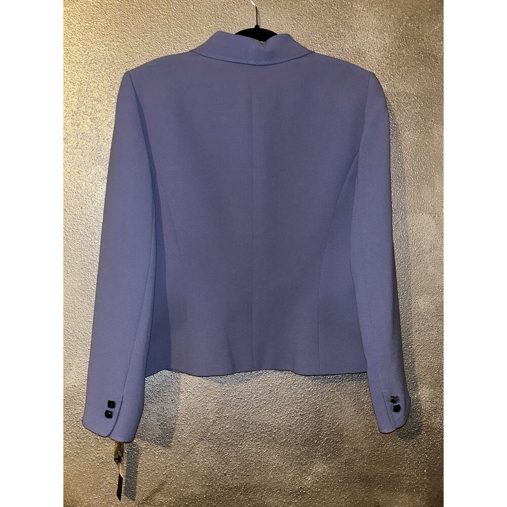 Tahari ASL Iris Skirt Suit Set 16 NWT Purple Blazer Pencil Skirt Career Business - Picture 11 of 12
